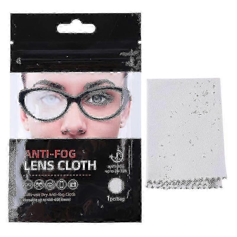Tech Nano Anti Fog Wipe Treatment Reusable Cloth Pre-moistened Antifog Lens Cloth Defogger Eyeglass Wipe Prevent Fogging