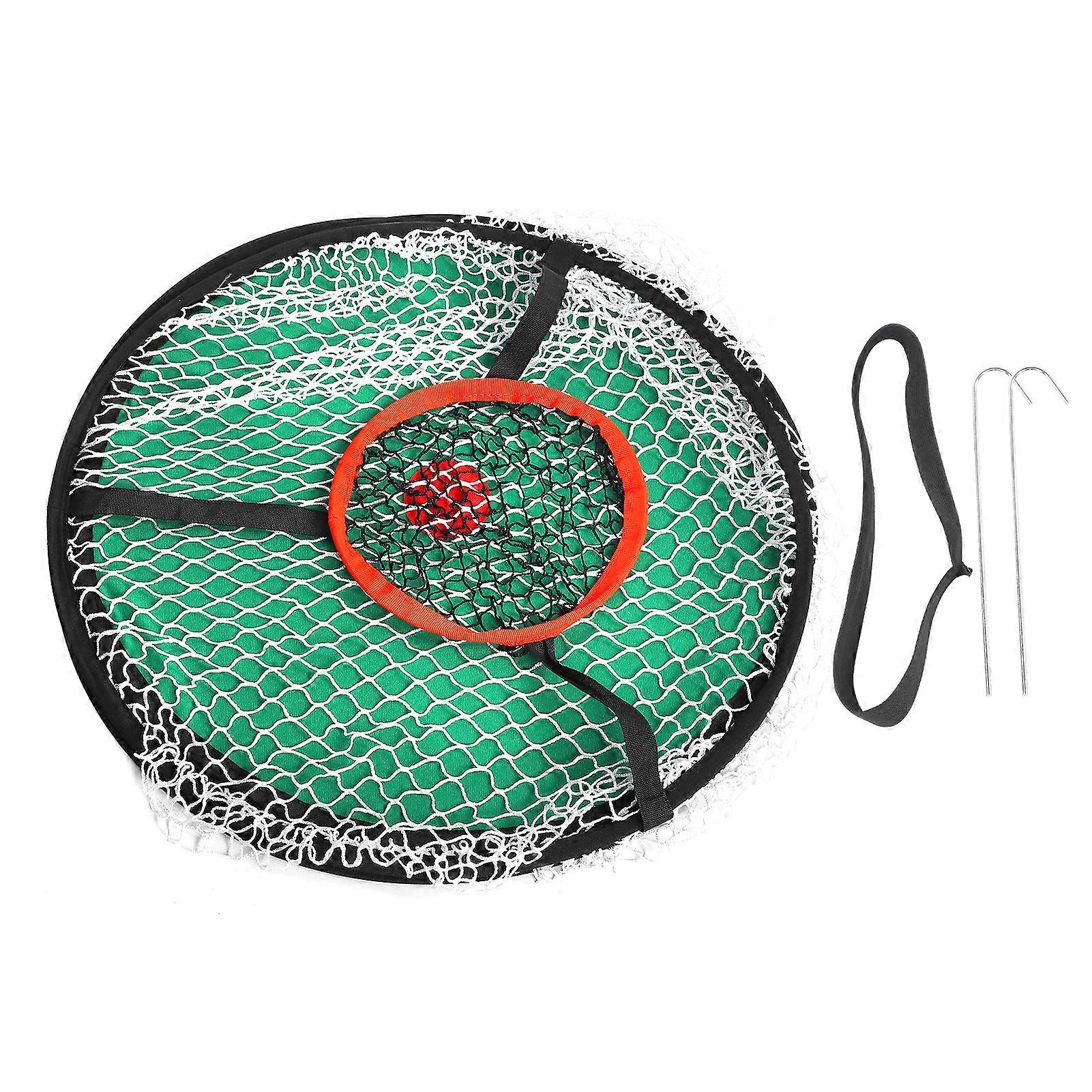 Portable Golf Training Chipping Net Three Sided Hitting Practice Net Target Accessory