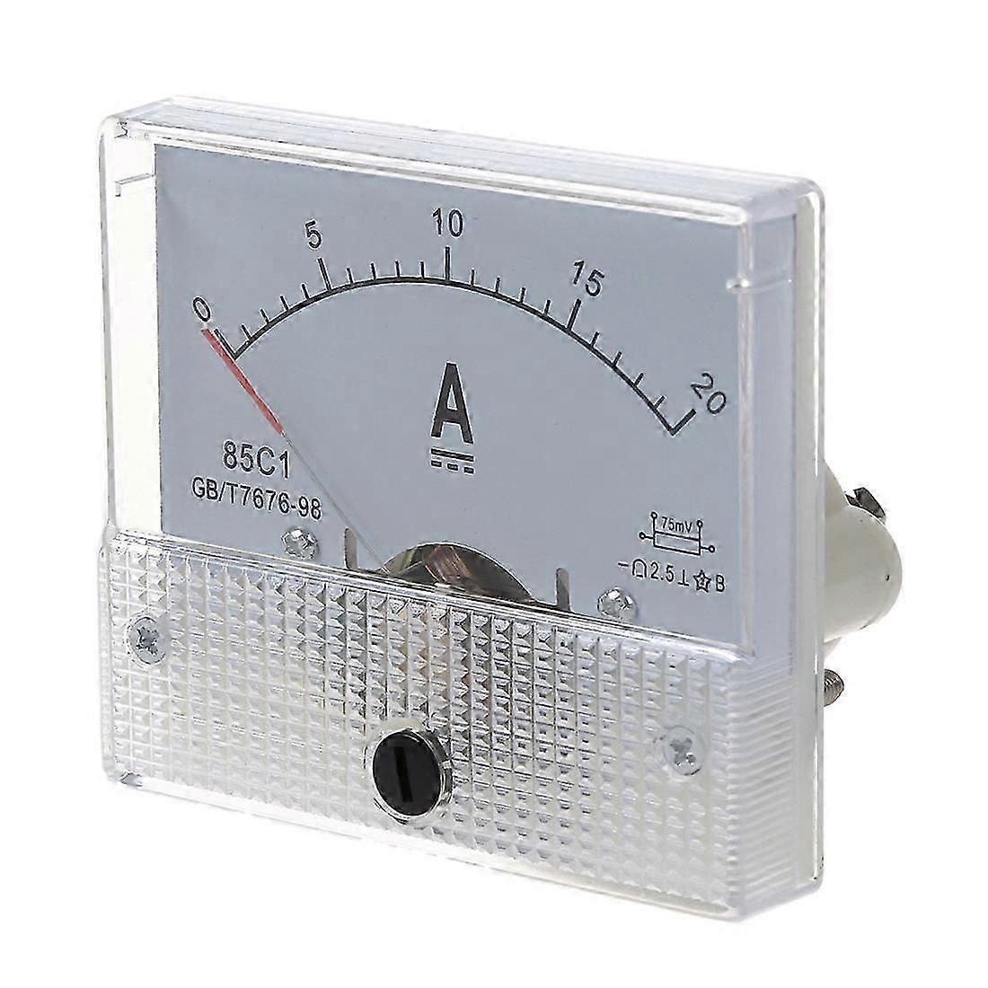 New 20A Analog Ampere Panel Meter Current Amp JP