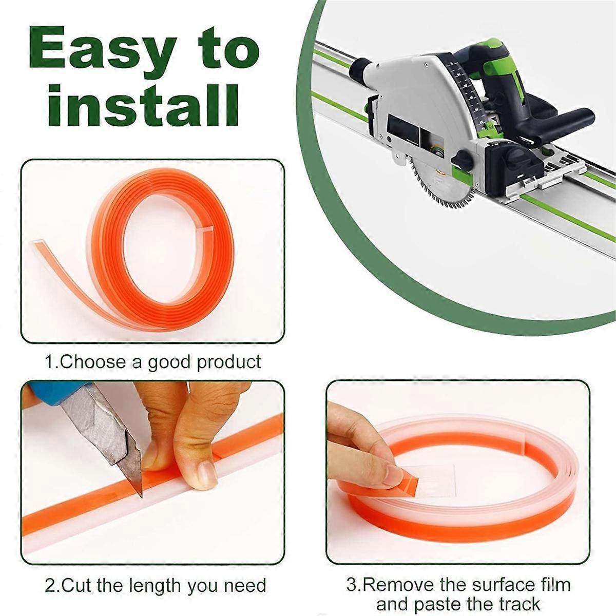 thumbnail interactive-video image 1 of Guide Rail 495209 Splinter Guard, Track Saw S 300cm Track Saw Guide Rail 1 of 10