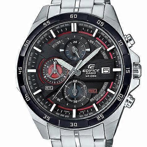 Casio Edifice Efr-556db-1avuef Men's Chronograph Watch – Black Dial, Stainless Steel Bracelet