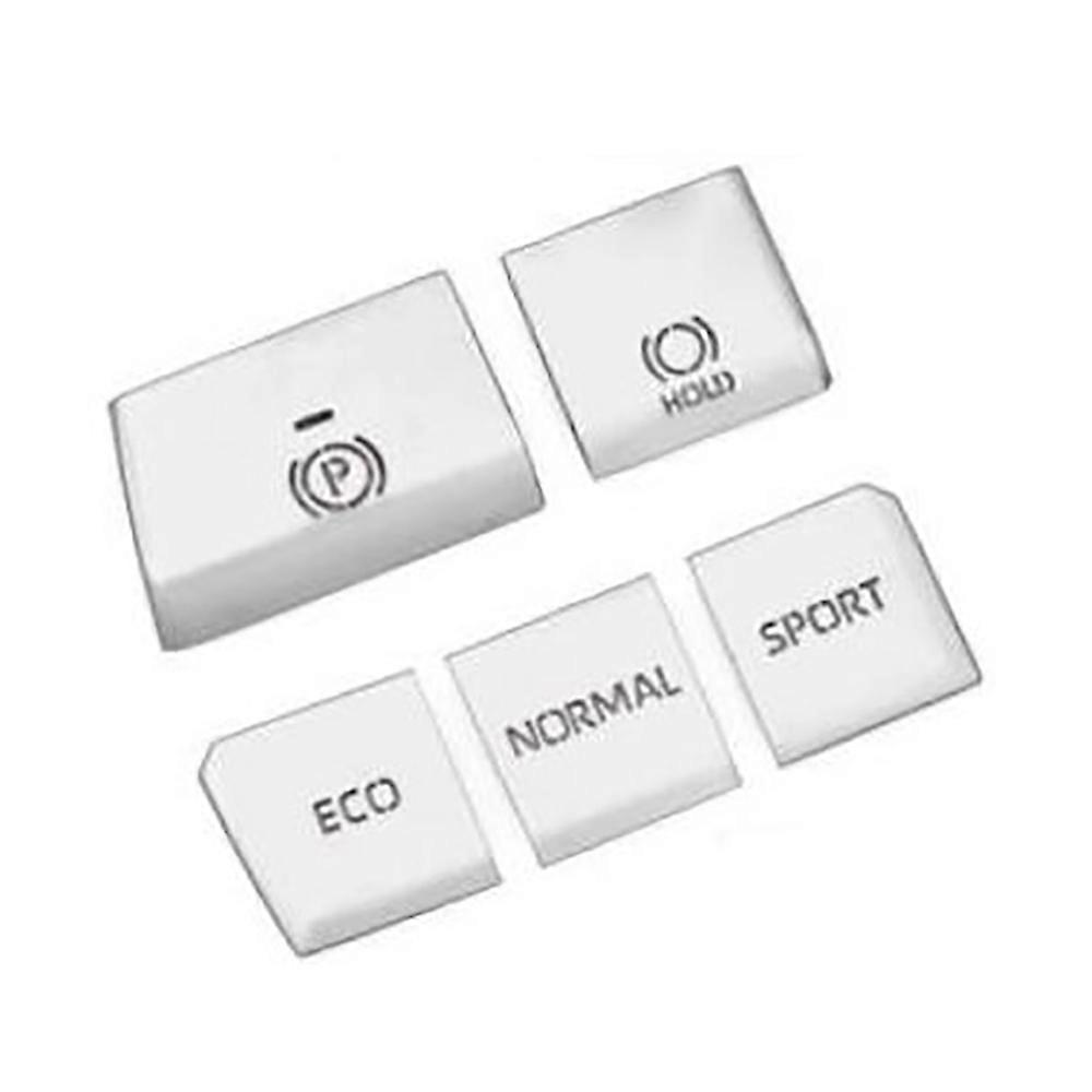 Central Control Gear Multimedia Button Cover Trim Sticker Sequin for 2019 2020 2021 Accessories, Sil