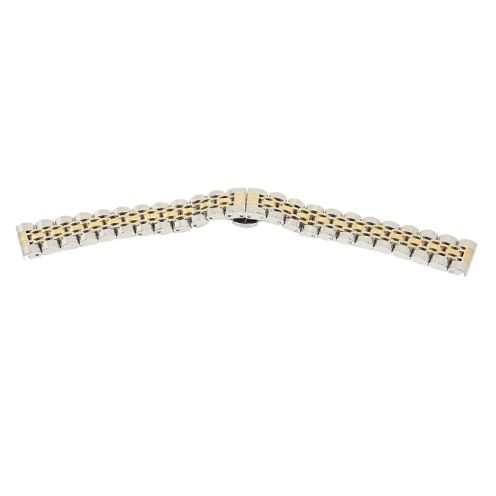 Professional Replacement Watch Strap Length Adjustable Watch Strap Accessory Gold 14mm/0.55inch