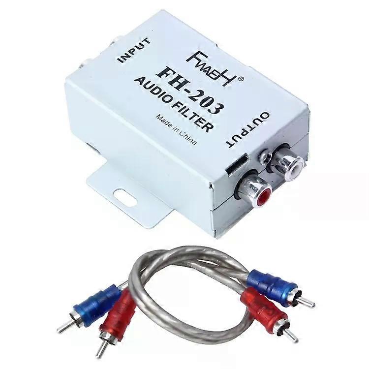 Car Audio Amplifier Noise Filter-12V RCA Loop Isolator by