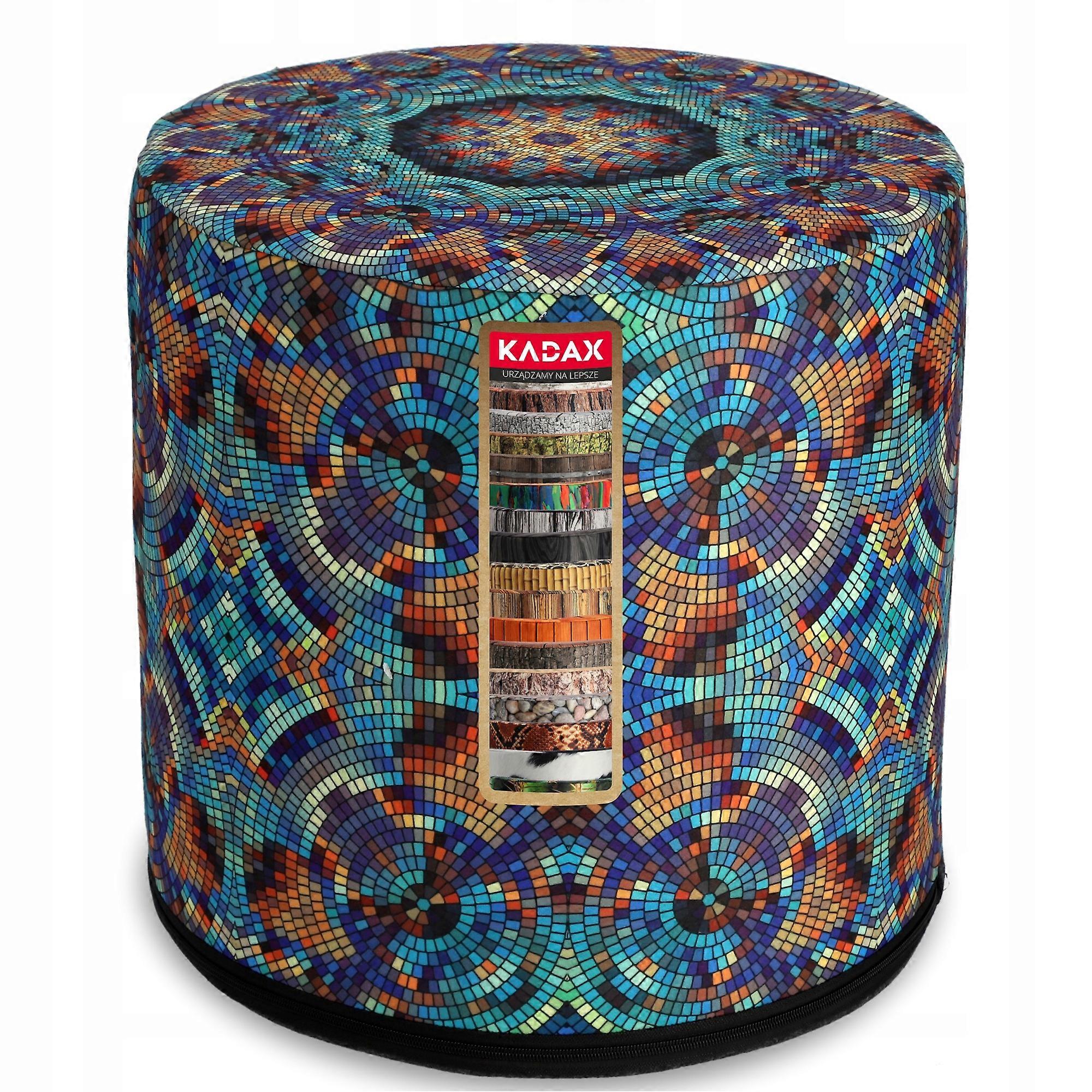 KADAX Pouf Sessel Dekorative Wohnzimmersitzmuster