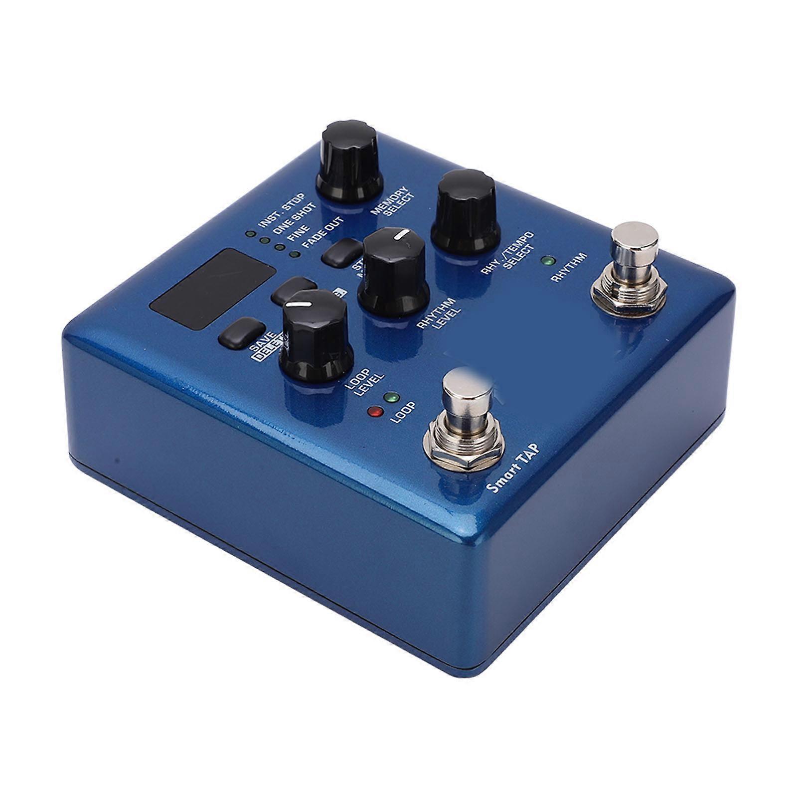 Loop Pedal 2 Switch 6H Recording 44.1kHz 24-Bit Blue Metal