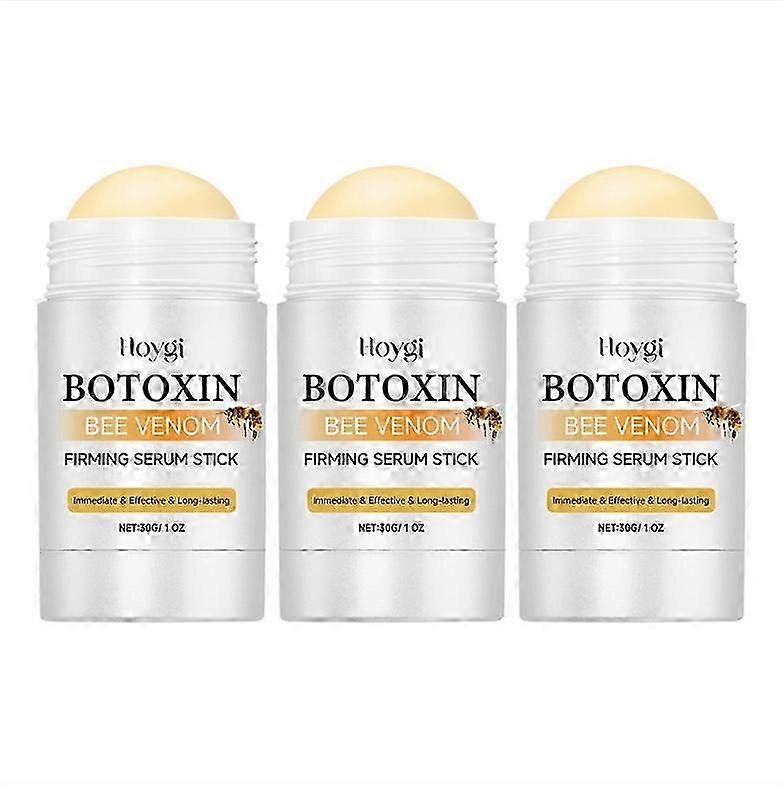 1-3 قطع عصا مصل شد سم النحل البوتوكسين ، كريم شد سم النحل المضاد للتجاعيد ، كريم مرطب سم النحل المضاد للشيخوخة