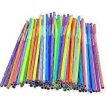 1000x القش البلاستيك بيندي الملونة القش عيد ميلاد حفل زفاف الصيف حزب الشراب