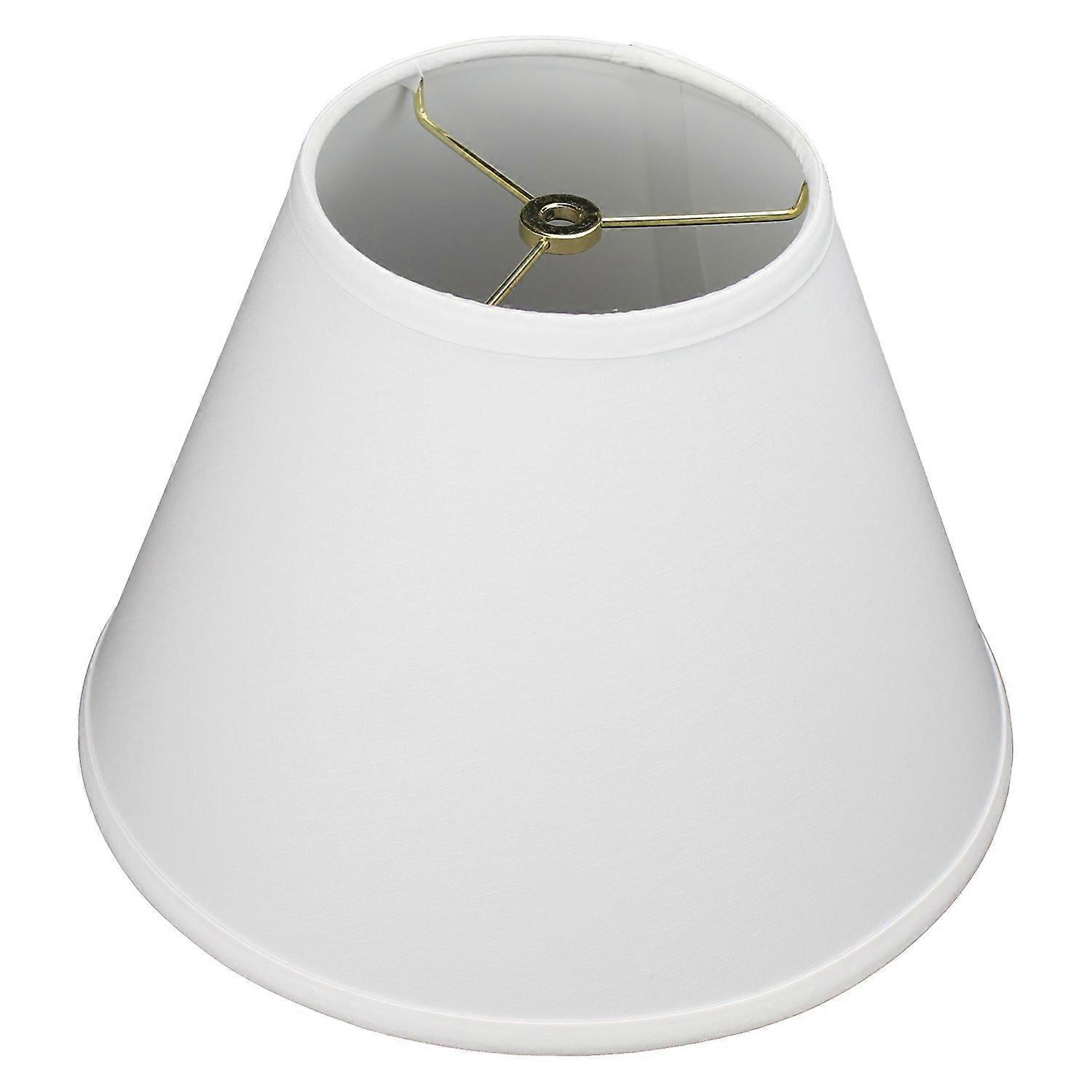 6' Top Diameter x 12' Bottom Diameter x 9' Slant Height Fabric Barrel Lampshade Spider Attachment (Linen White)