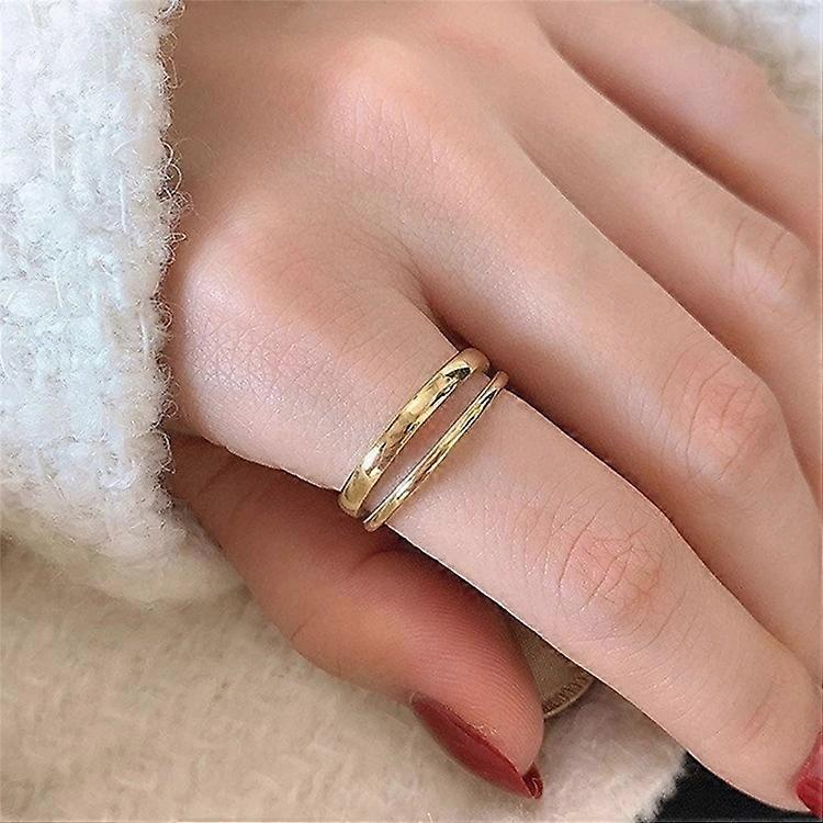 (New arrival) S925 Sterling Silver Cool Style Ladies Combination Ring, Specification:J623