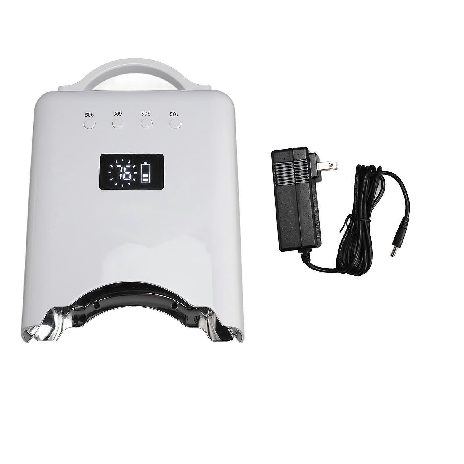 Art Curing Lamp LED Effective Auto Sensing High Power Timer Portable UV Nail Light for Home Salons 100‑240V
