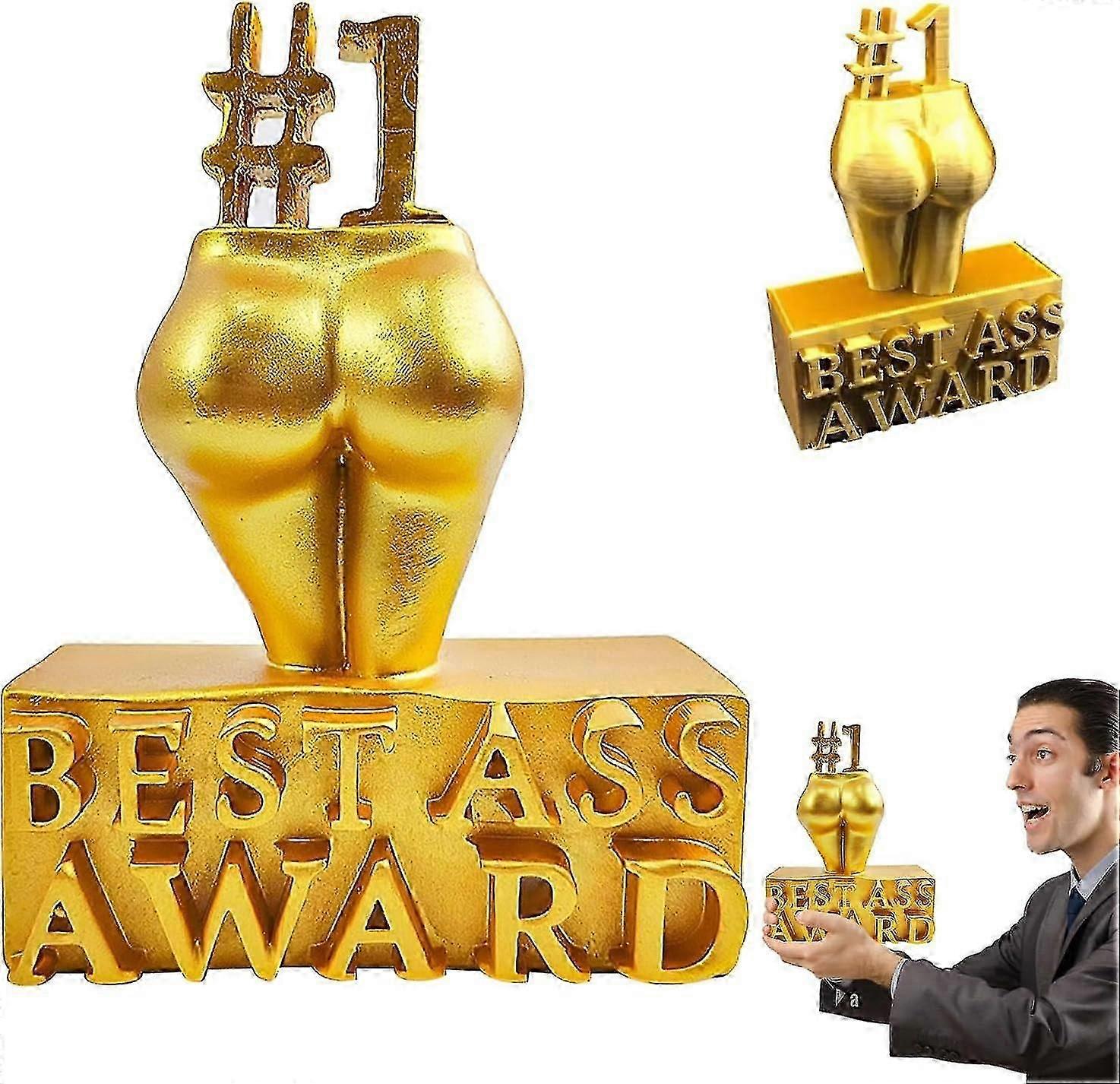 Best Ass Award Trophy - Μεταλλική διακόσμηση γραφείου για ενήλικες, αστείο δώρο γραφείου, δημιουργική διακόσμηση σπιτιού