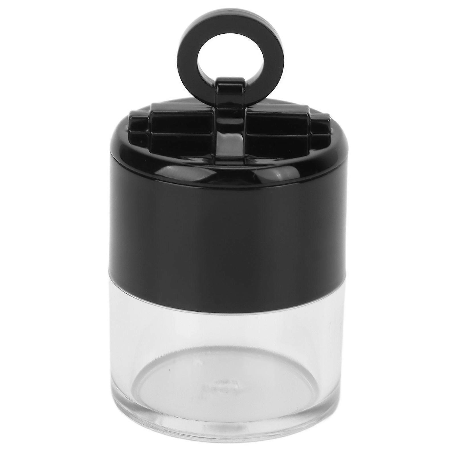 Loose Powder Empty Box Mini Portable Empty Makeup Powder Container with Flocking Puff (Mushroom Shape)