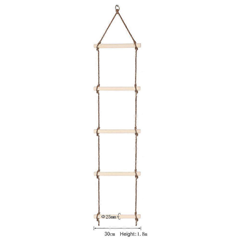 Children's rope ladder with wooden ladder rope ladder outdoor indoor ...