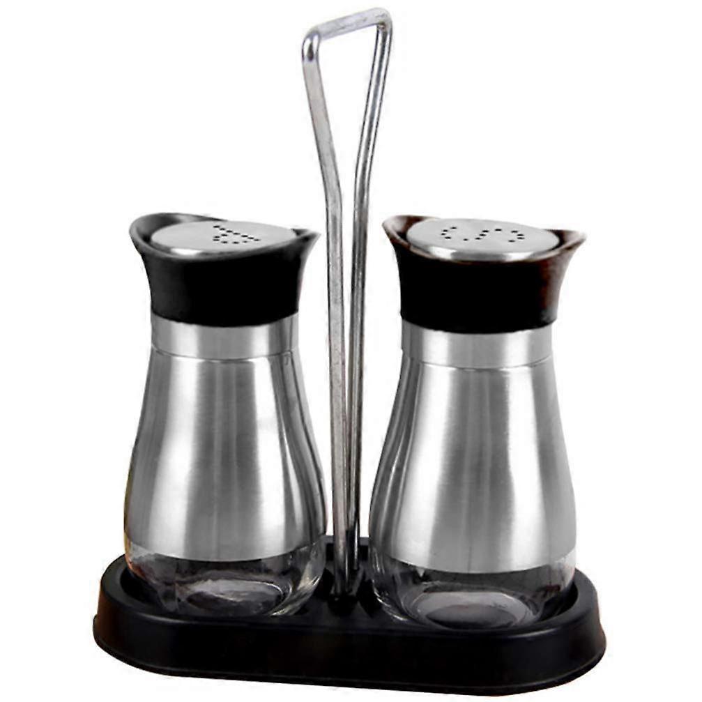 Seasoning Bottle Set – 6 Glass Spice Jars with Lids for Kitchen Condiments and Seasoning Storage