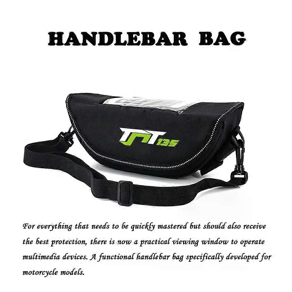 Motorcycle handlebar navigation bag for BENELLI TNT 135 tnt 135 TNT 25N handlebar storage bag dustproof and waterproof-(B