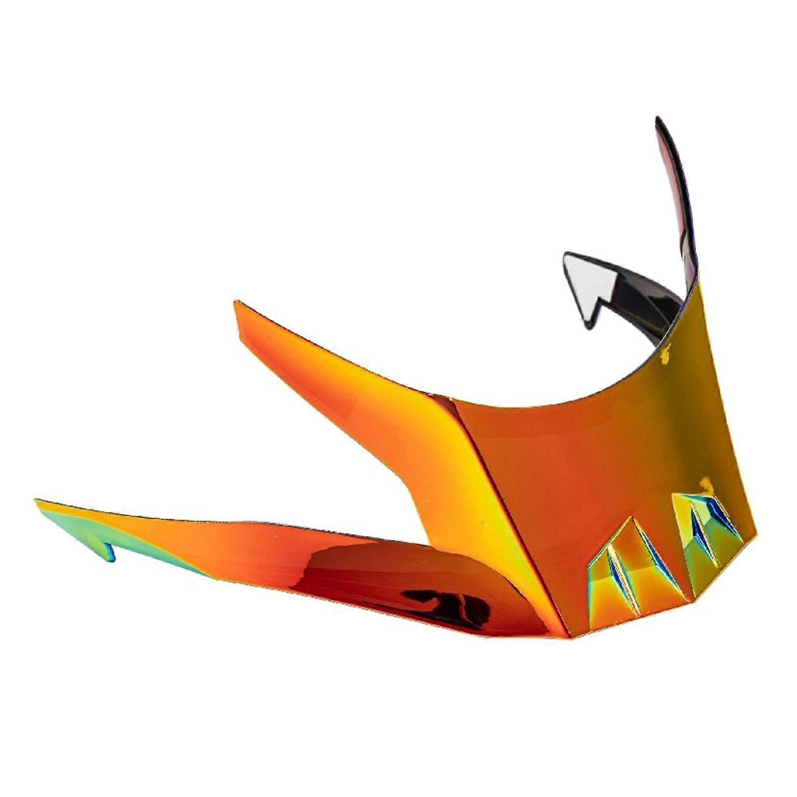 Lightweight Motorcycle Helmets Tail Wing for FF801 Enhancing Riding Experience Improves Comfort And Safety Reduced Noise Multicolor