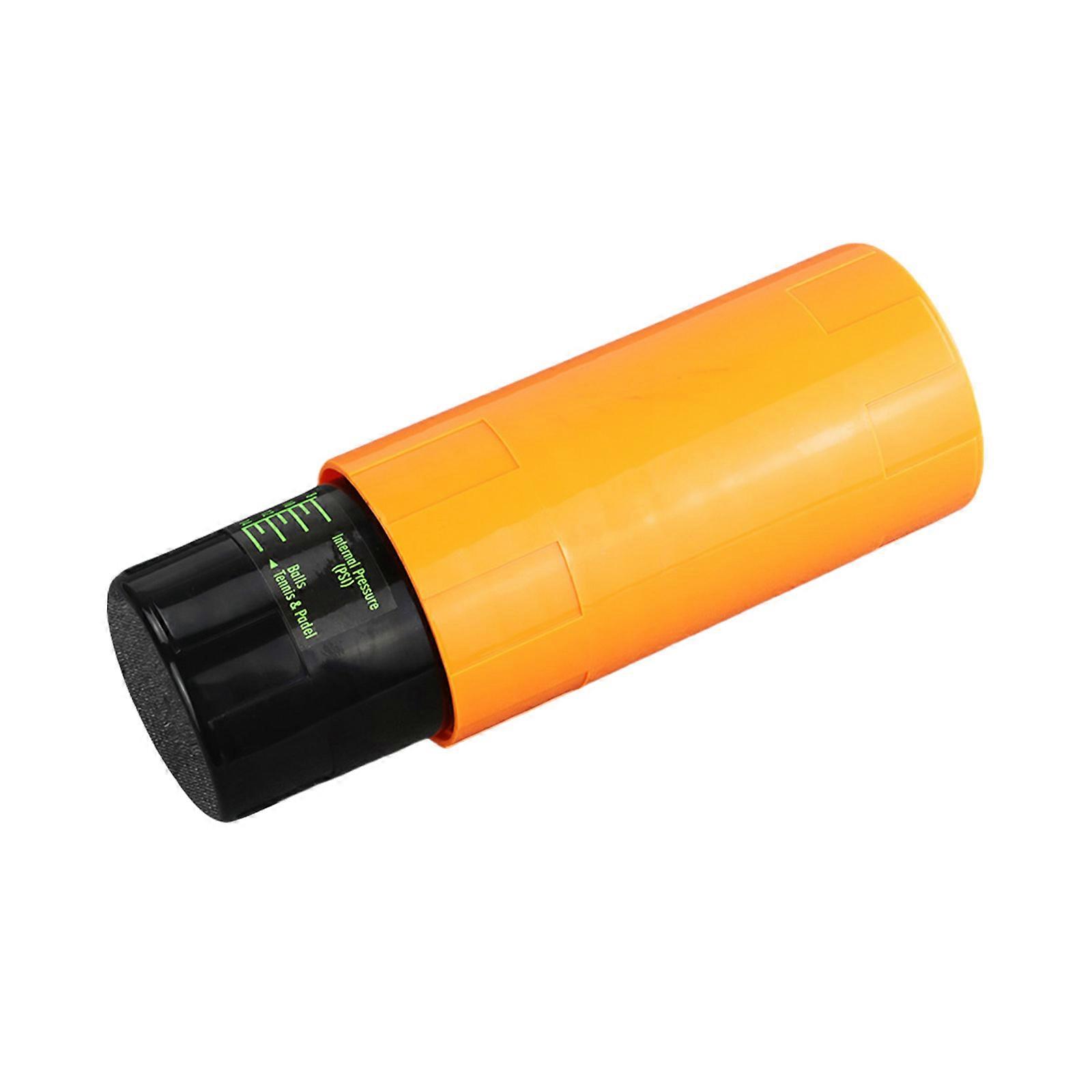 Tennis Balls Box Storage Jar Pressure Maintaining Repairing Container Tennis Balls Container Pressurizer Easy to Use Orange