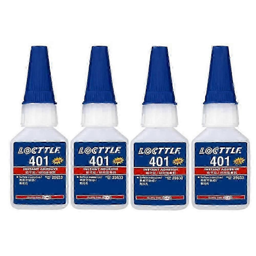 4 bottles of 20g Loctite 401 instant glue