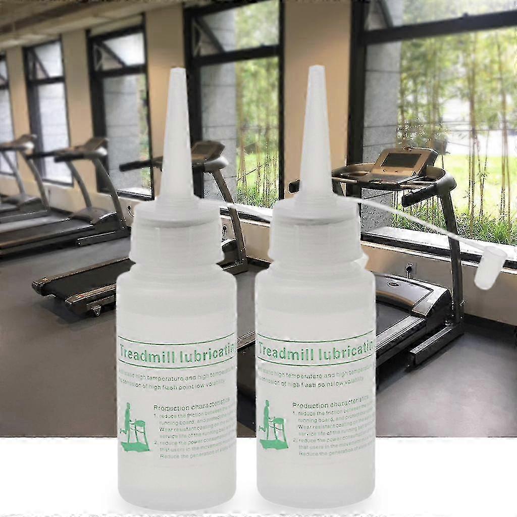2pcs 50ml Treadmill Lubricating Oil Running Machine Lubricant Belt Lube Silicone Oil Sporting Goods Gym Maintenance Equipment hwy