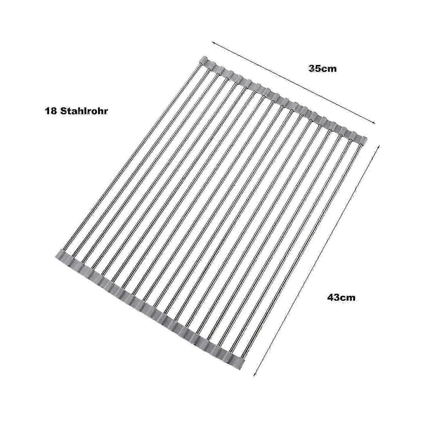 Dish drainer dish, foldable and removable dish drainer over the sink, draining mat, draining rack sink for cups, fruit, vegetables SZRH