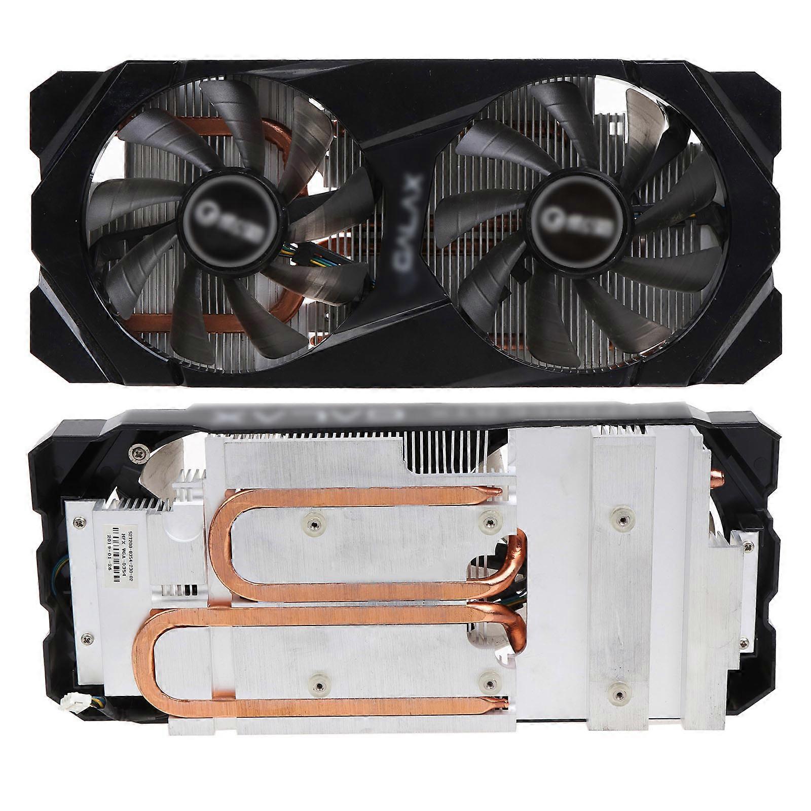 2Pcs VGA Fan Graphics Card Cooling Fan for GeForce RTX 1660 1660Ti SUPER Will GTX 2060 2070 4Pin 12V Video Card Fan