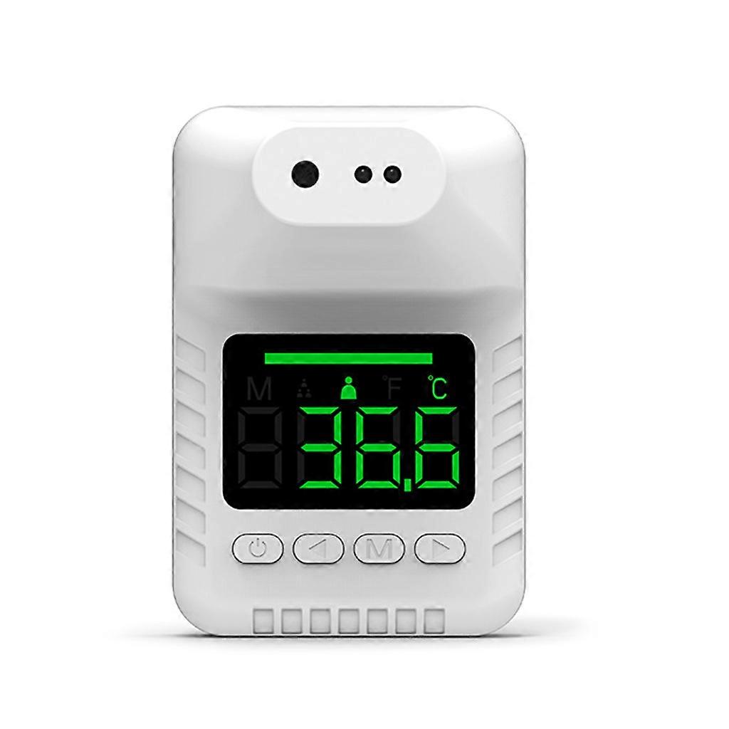 Non-Contact LED Digital Temperature Measurement for Offices Factories Shops Forehead Contactless Infrared Thermometer White