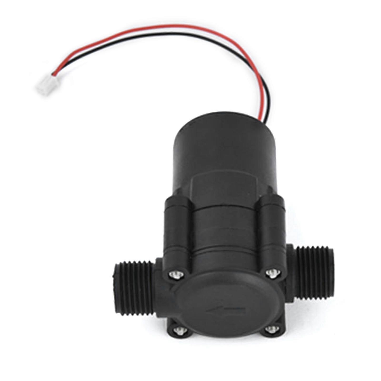 DC-Hydraulic Generator Pipeline Mini Water Turbine Hydro Generator Hydroelectric Power Energy-Generator G1/2 Male Thread  B