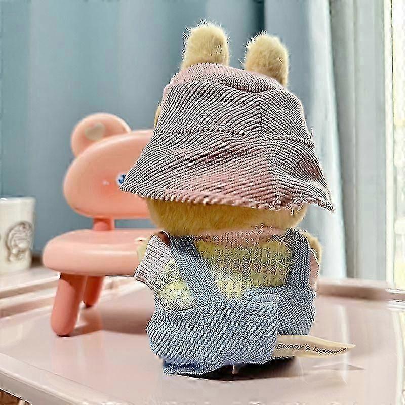 NHQZ Labubu Puppenkleidung - Niedliches Hoodie Outfit Für 17cm Plüschpuppen