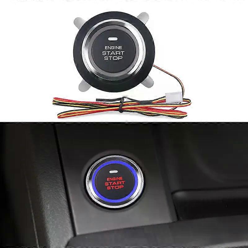 Auto Car Engine Start Stop Push Button 12V Universal Keyless Auto Replacement Entry Ignition Starter Switch
