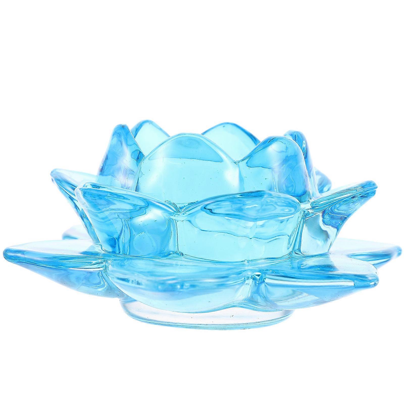 Candle Holder Glass Lamp Base for Decorative Use