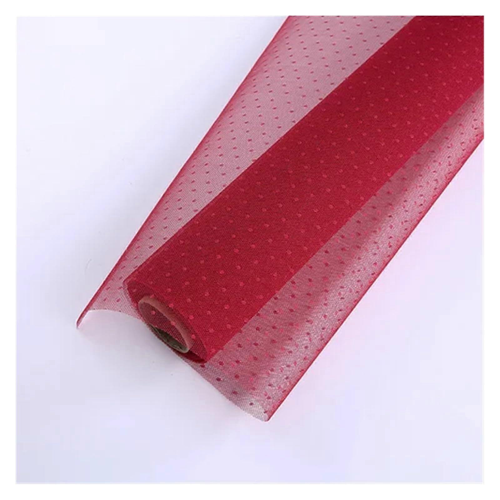 Floral Gauze Bouquet Packaging Hollow Thin Yarn Net (Color 001)