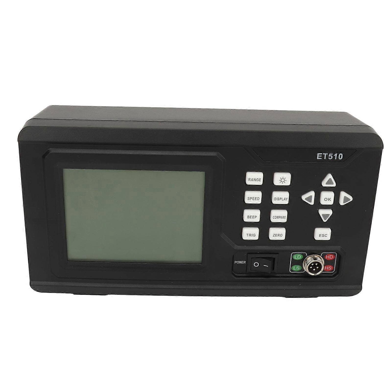 DC Low Resistance Meter 10uΩ to 5kΩ LCD Backlit Display Portable Milliohm Tester Micro Ohmmeter