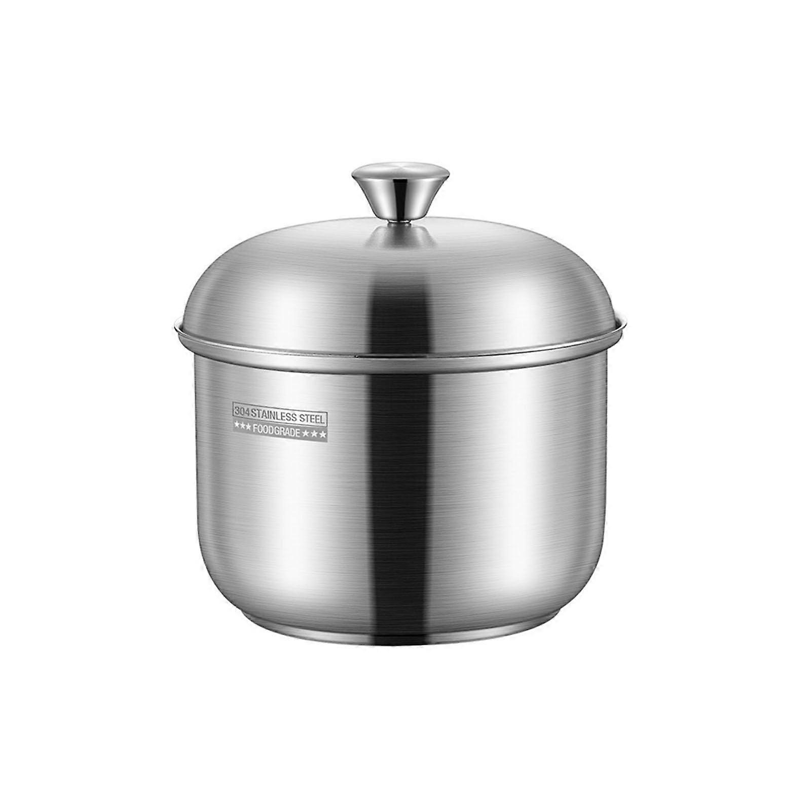 Stainless Steel Steaming Bowl with Lid, versatile Soup Bowl for Steamed Eggs and Small Pots, Easy-to-Use Kitchen Tool