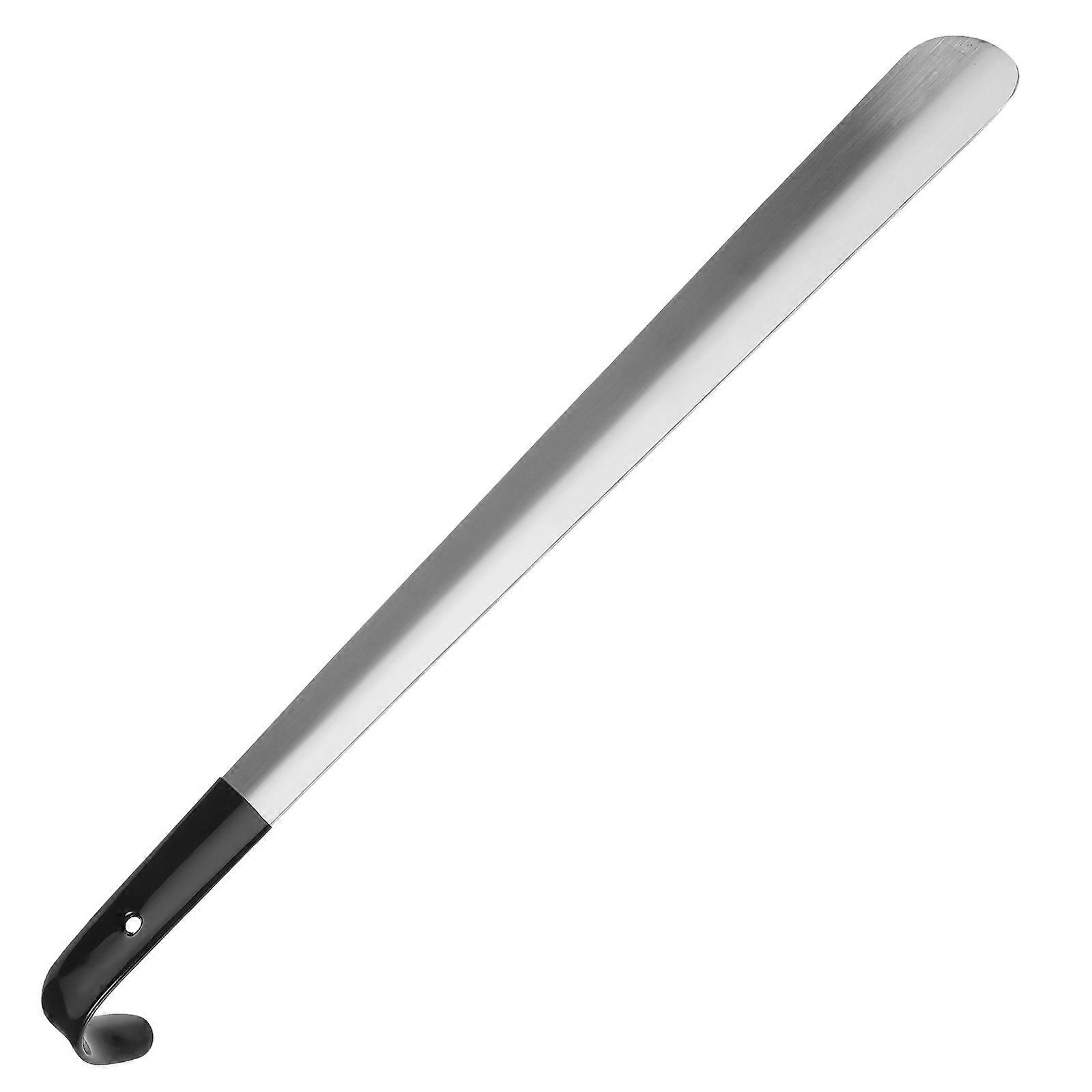 Stainless Steel Long Handled Shoehorn with Soft Grip – Durable Shoe Horn for Men and Seniors to Maintain Shoe Shape and Ease Wear