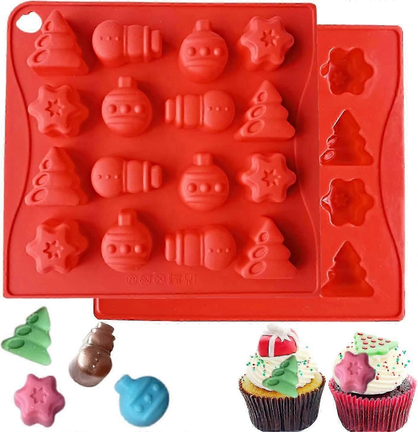 Silicone 16 Cavity Christmas Silicone Mold Candy