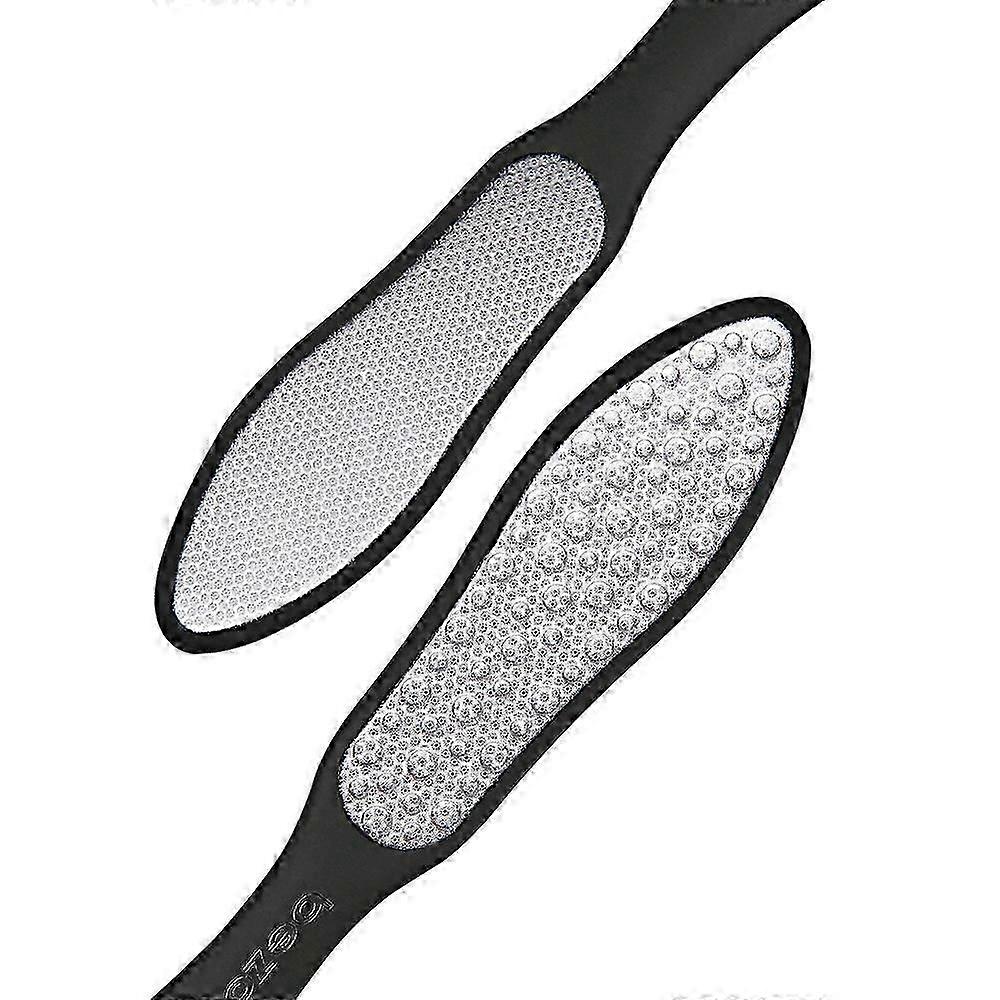KATEA Foot File (1 PCS), Double Sided Foot Scraper Callus Remover, Foot Rasp for Cracked Heel and Foot Corn Removal, Stainless Steel Pedicure File W/C