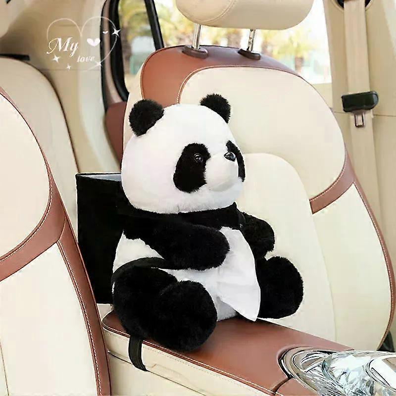 Cartoon Cute Car Tissue Box Creative Car Armrest Box Garbage Can 2 In 1 Tissue Bag Multi-functional Storage Bag Suitable for Home Office