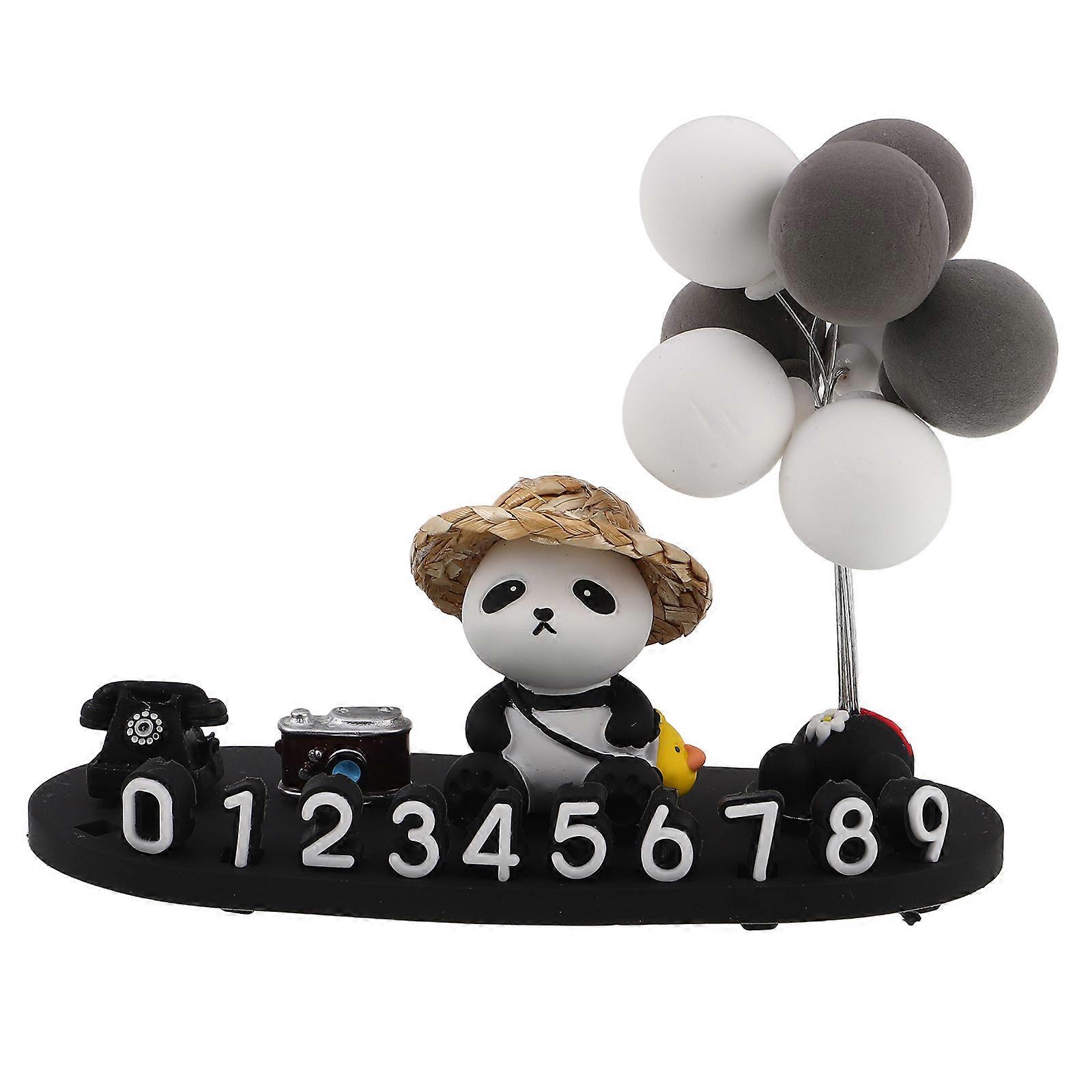 Cute Car Decorations Temporary Parking Multi Color For Shopping Centers 1Set