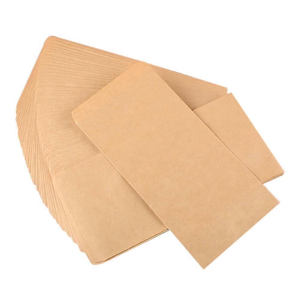 Blank Envelopes Kraft Paper Envelopes for Cards Use 100Pcs Retro Style