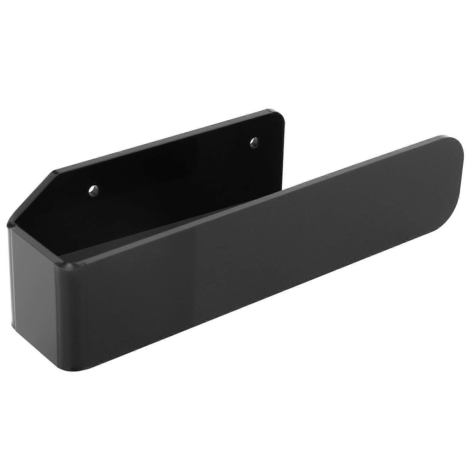 Acrylic Towel Rack Black Wall Mount for Storage Use Sturdy Lightweight Heavy Duty 1pc