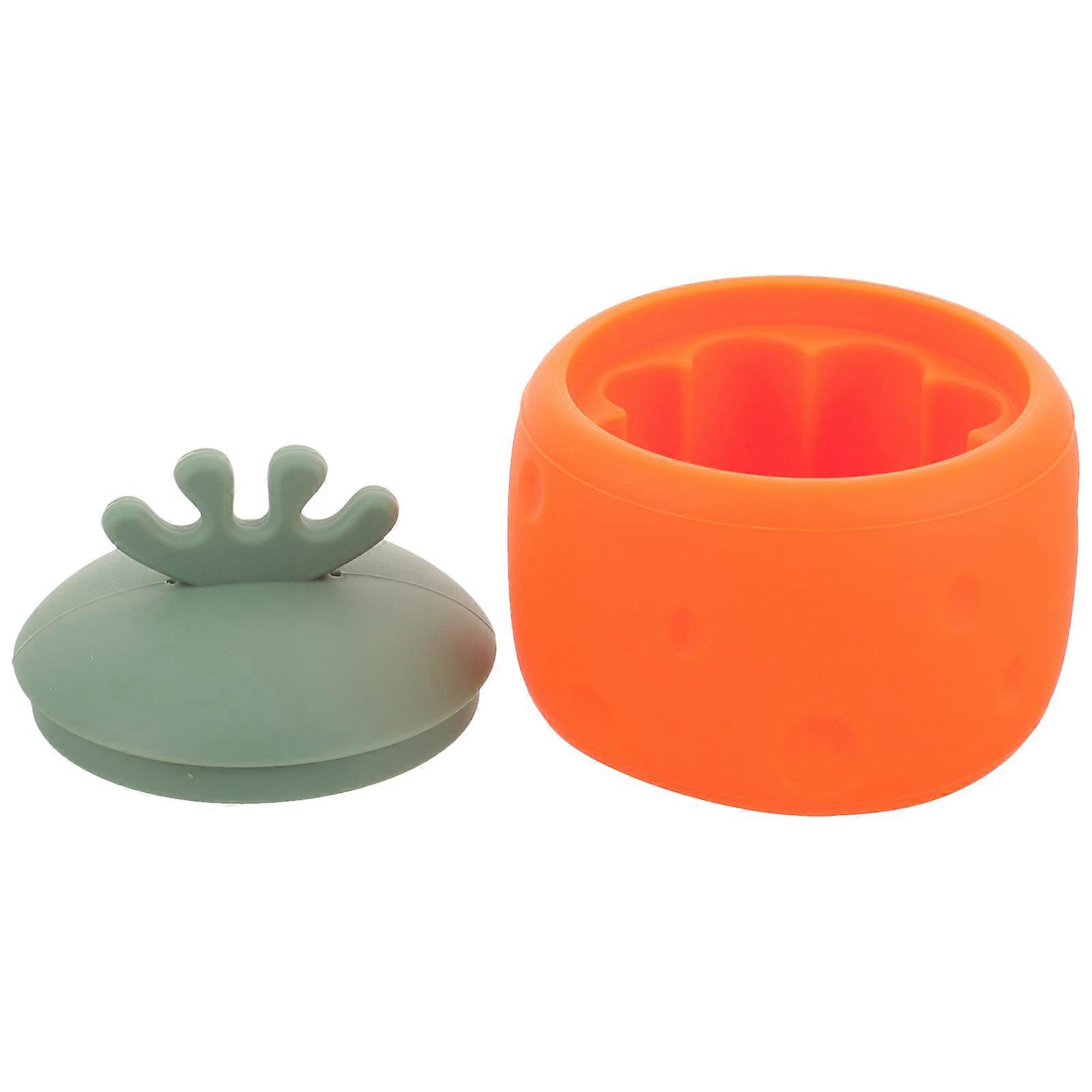 Portable Egg Poacher Adorable Shape Egg Steamer For Children Orange 7.50X7.00X7.00CM DIY Shape Maker 1Set