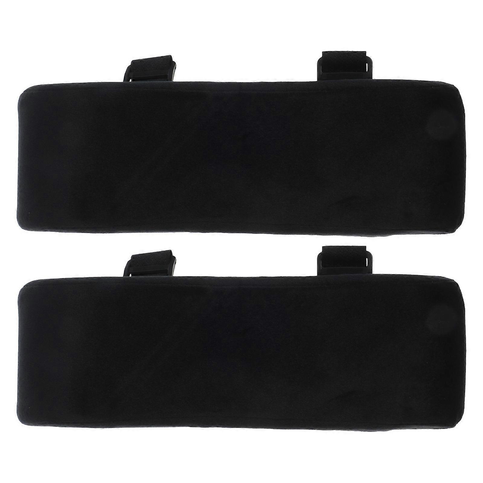 Comfortable Armrest Pads for Office Chairs Ergonomic Elbow Cushions for Gaming & Home Use, Soft Cotton Material, Classic Black Design