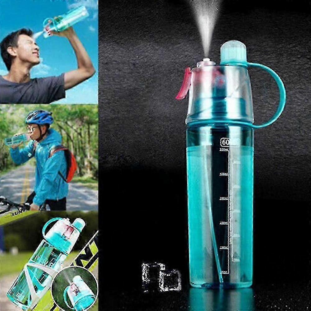 زجاجة مياه محمولة رذاذ رذاذ الرياضة السفر تسرب الشرب تسلق زجاجة