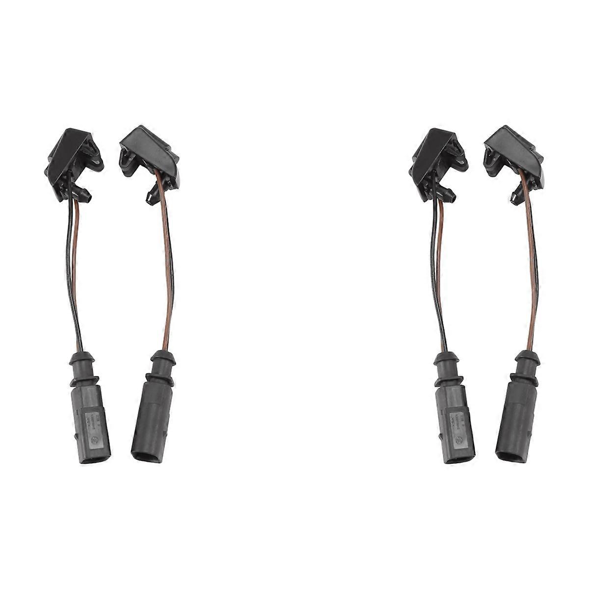 4PCS Windshield Windscreen Washer Nozzle Jet 1Z0955986 for 2004-2015 Heated