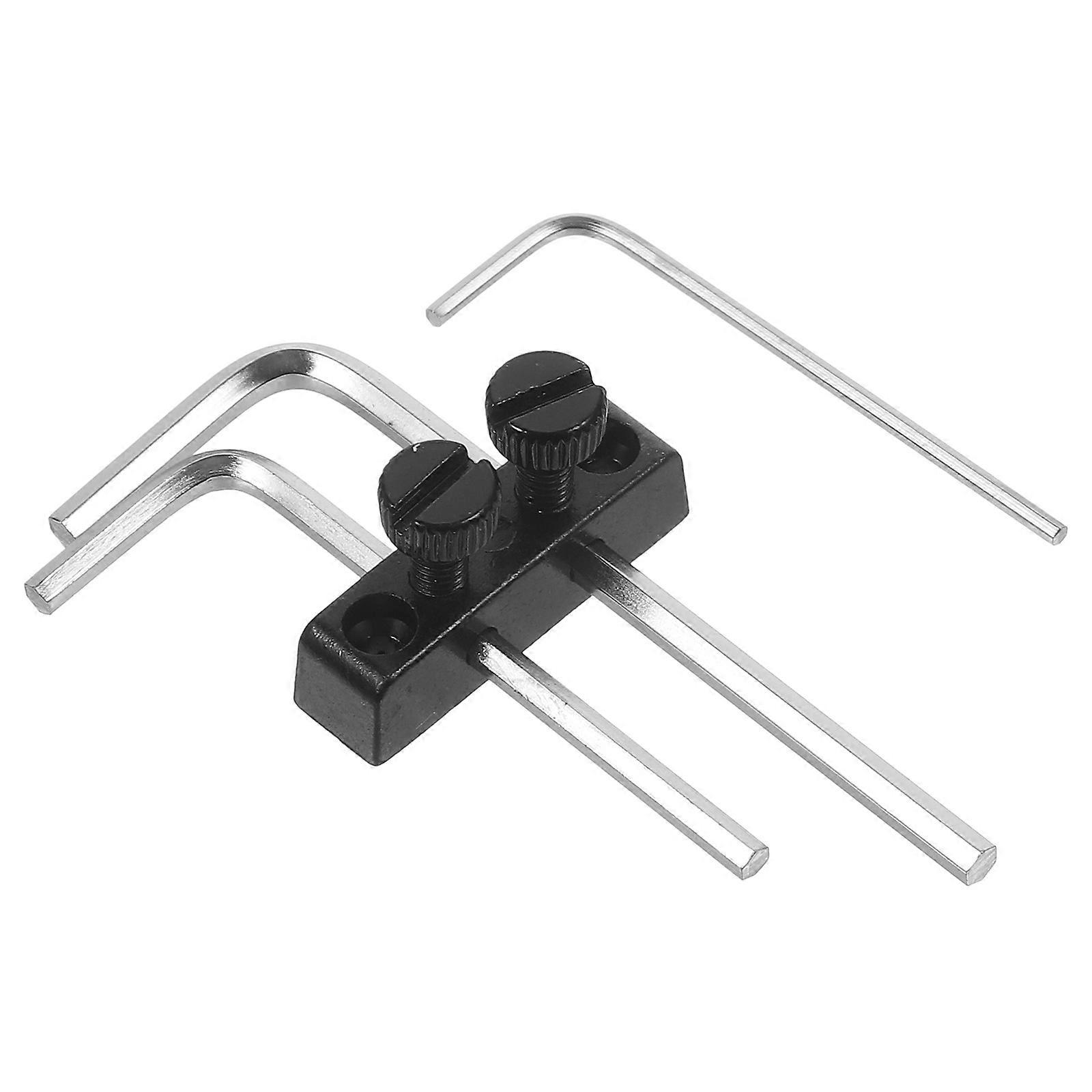 Guitar Kit Tools Guitar Wrench Holder Tremolo Maintenance Workbench 6.50X2.90X2.00CM Compact Design Easy Installation 1Set
