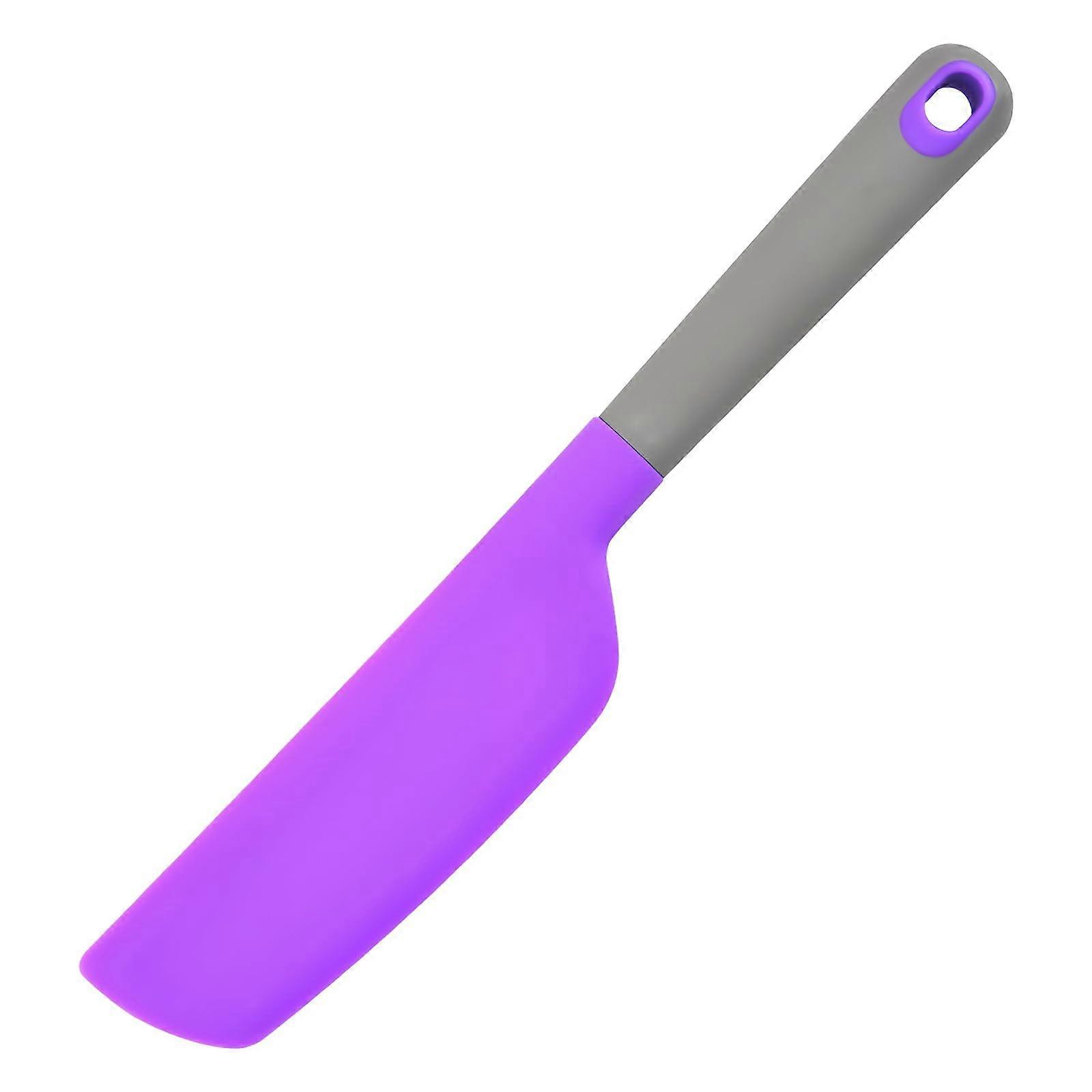 Silicone Spatula, Flexible NonStick Dough Scraper, Heat Resistant, BPAFree (Purple)