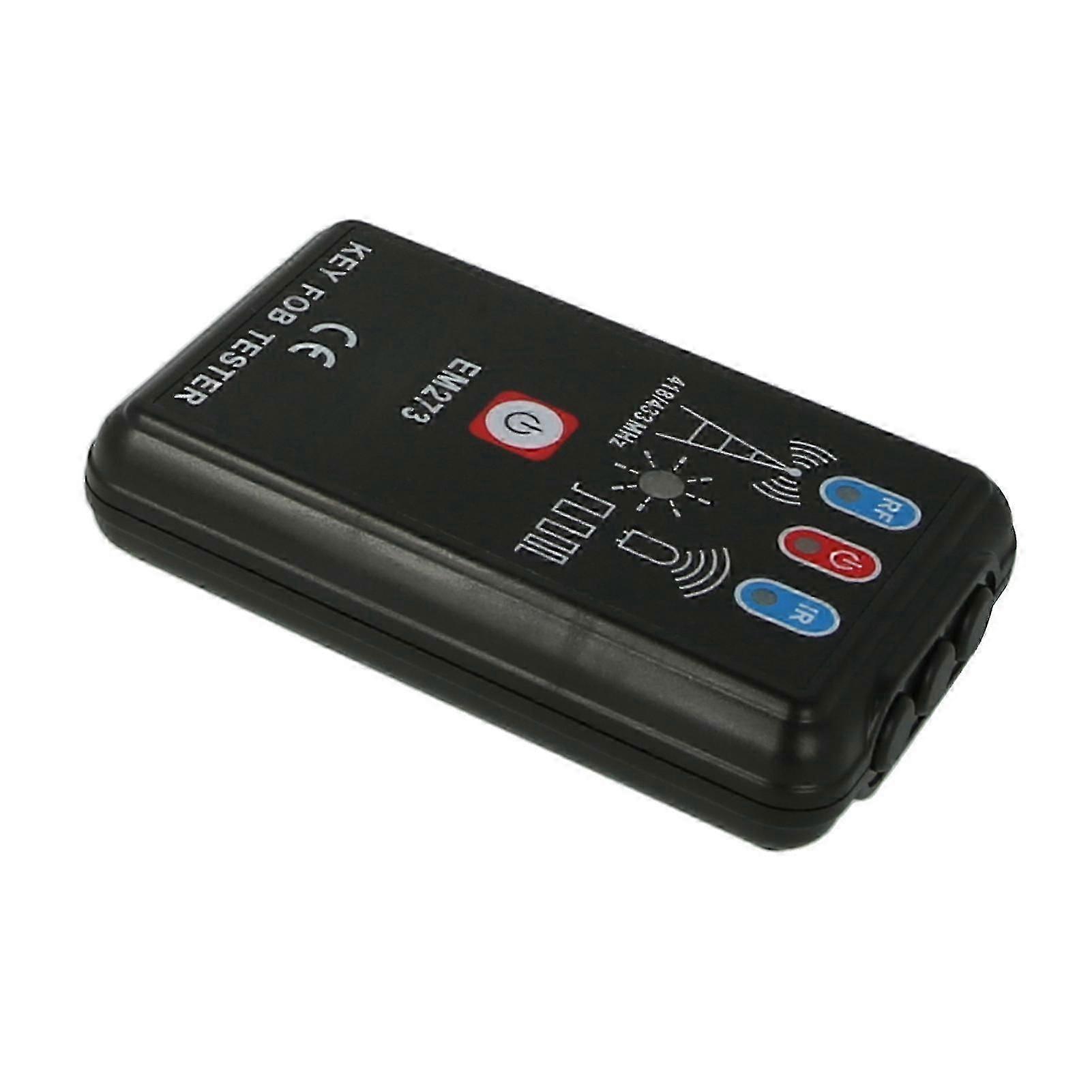 Black Car Ir Infrared Remote Tester Radio Frequency Key Fob Tester 418/433mhz Digital Frequency Gauge Em273