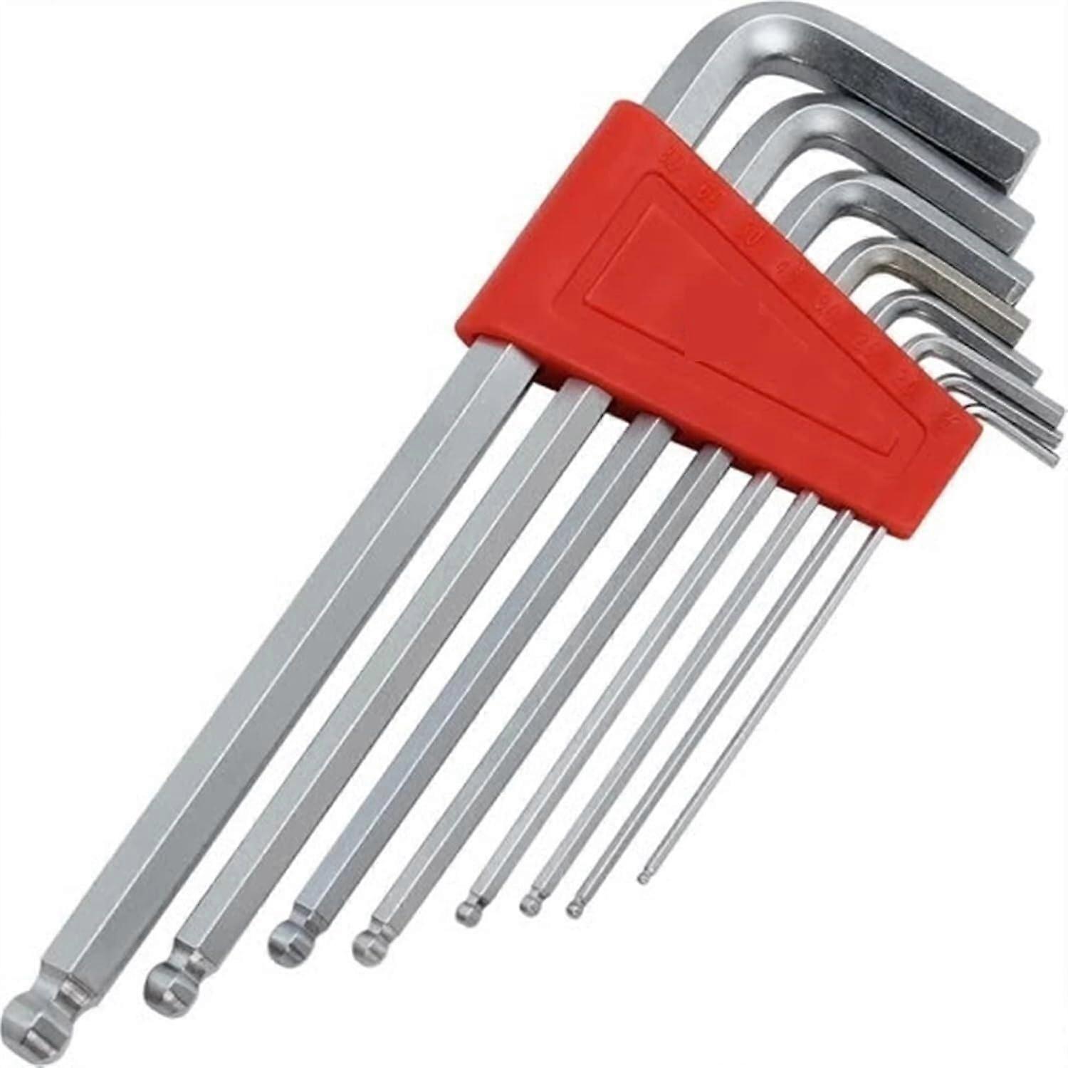 Spanner Plumbing Tools Ball Head Hex Set 8 Piece Professional Shift Wrench Ref: 1261