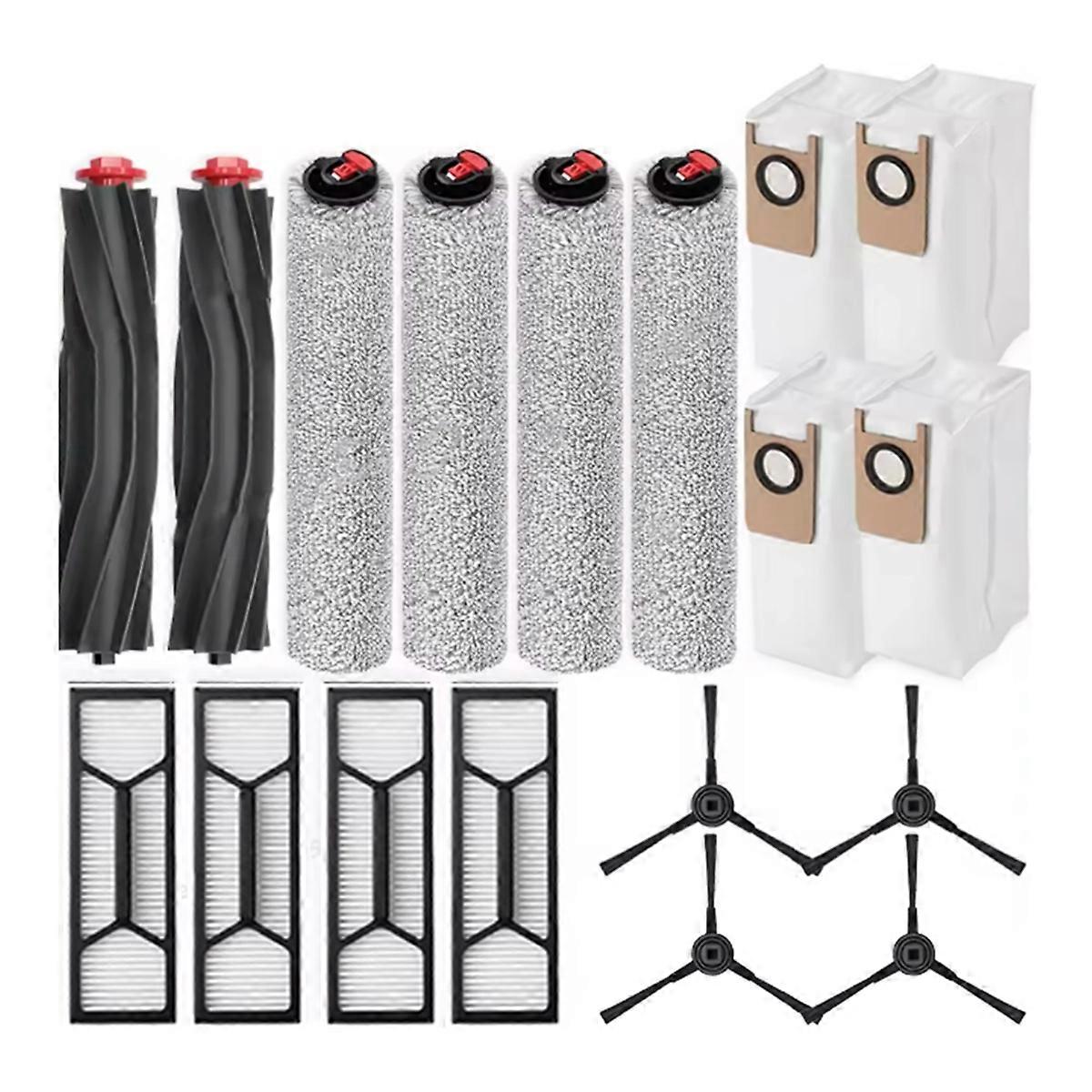 18PCS for Omni S1 Pro/Omni S1 Brush Hepa Filter Dust Bag
